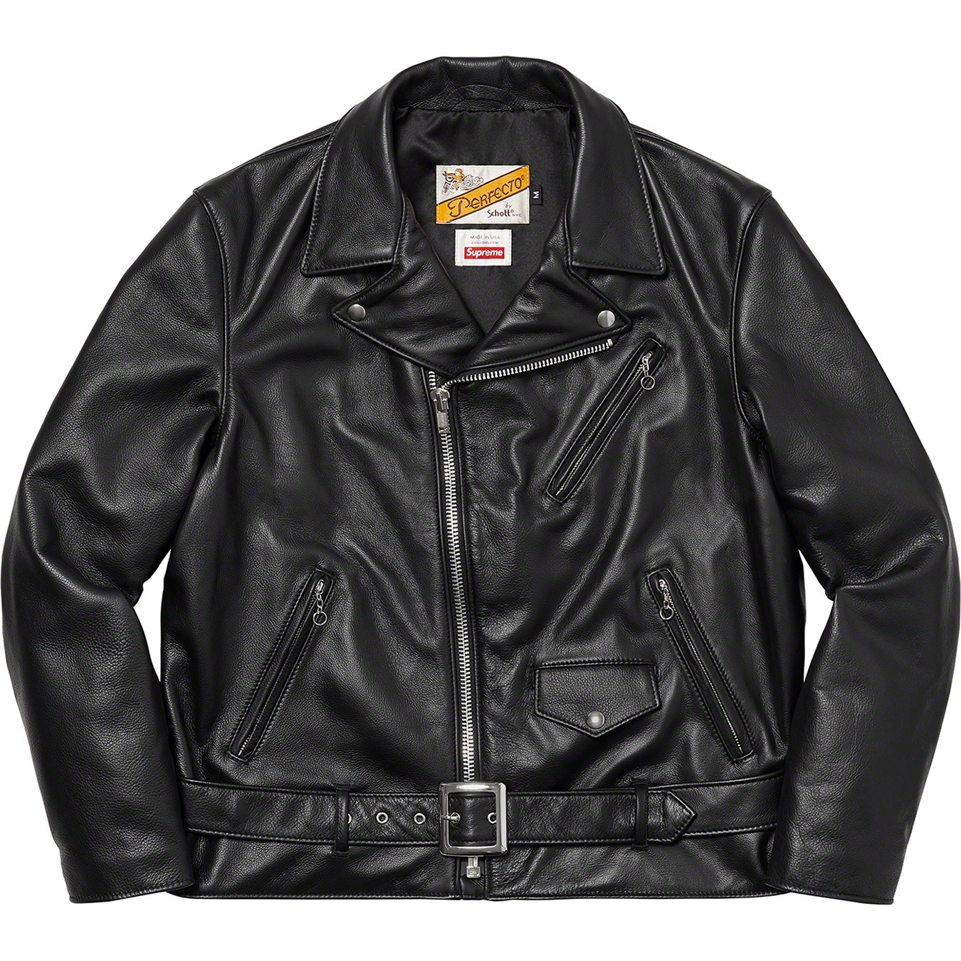Supreme®/Schott® The Crow Perfecto Leather Jacket view 4